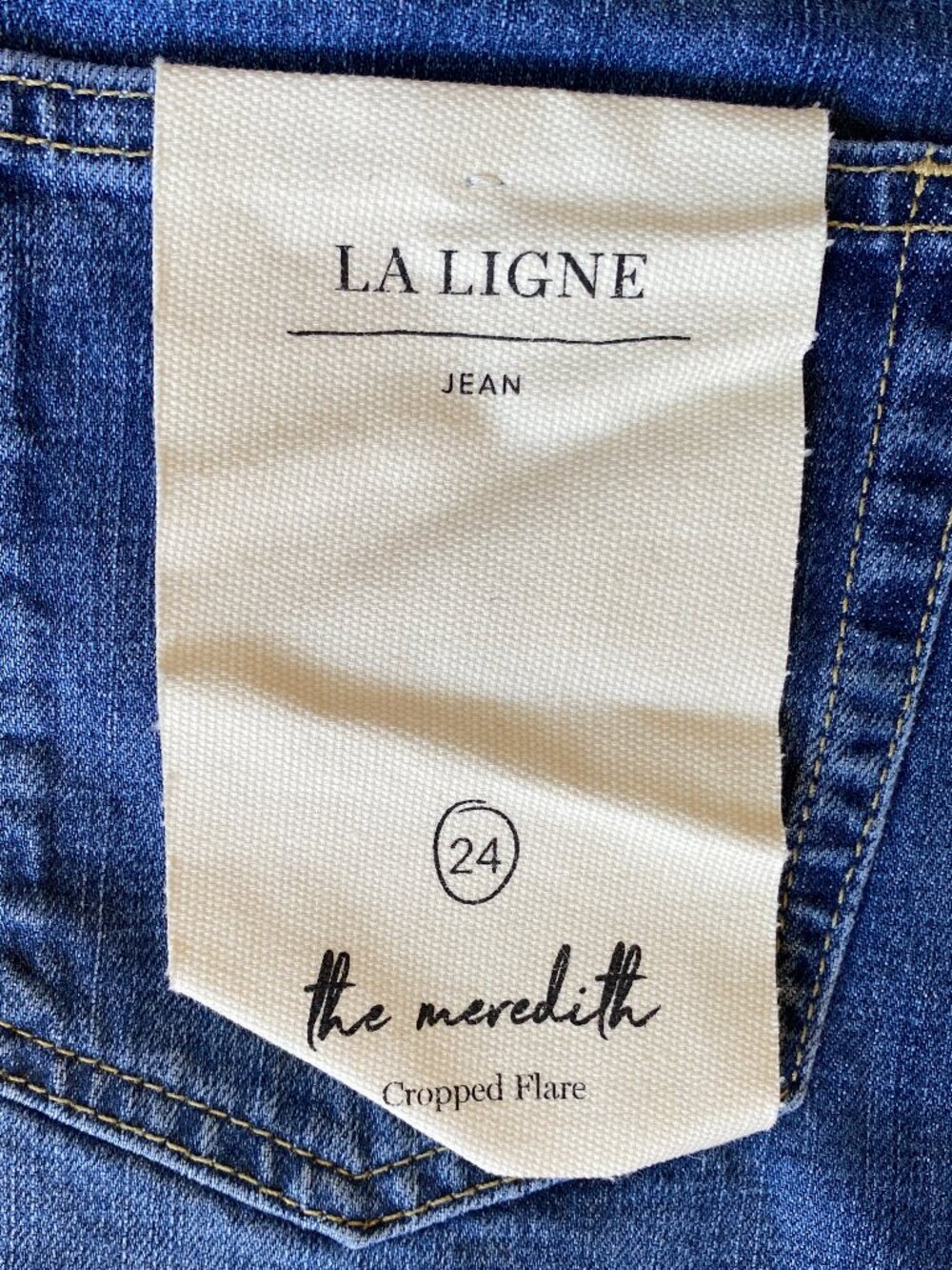 NWT Meredith High-Rise Cropped Flare Jean - 24 - Picture 12 of 12